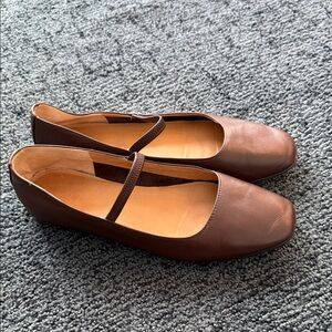 Madewell Brown Women's Mary Jane Flats